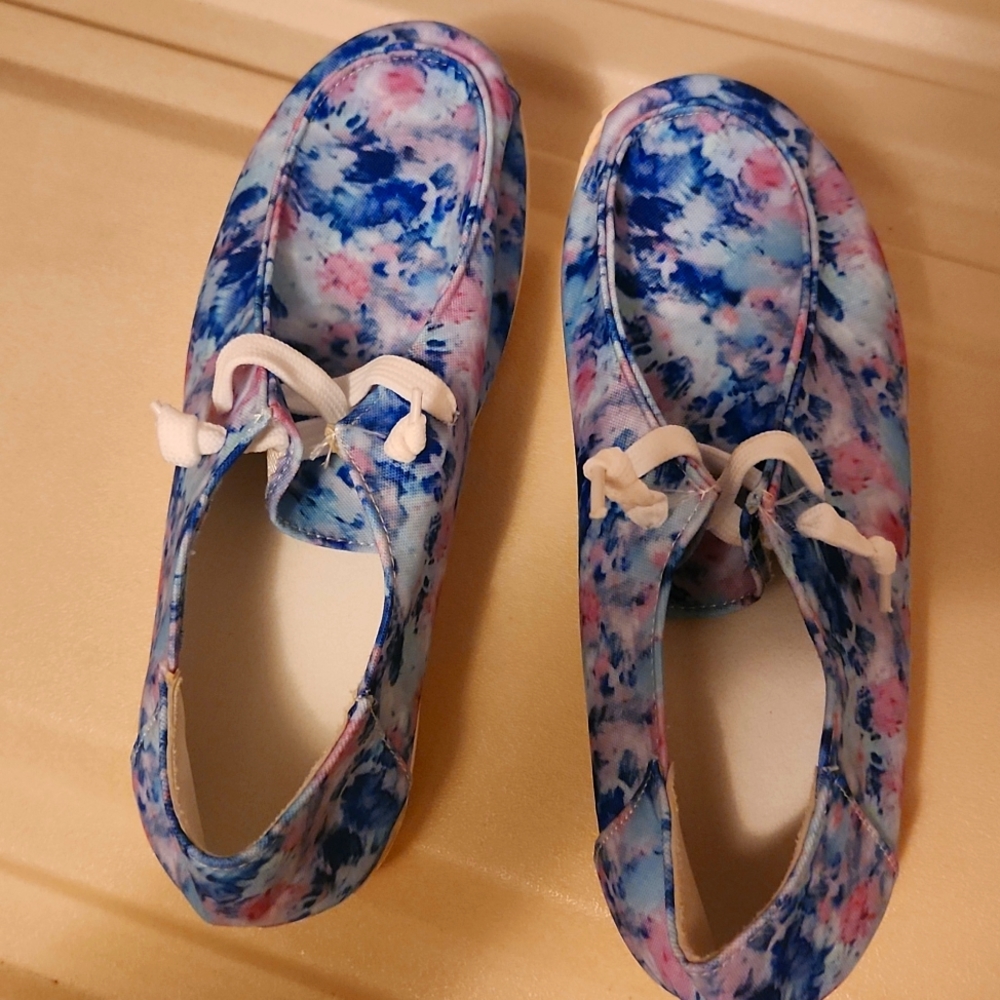 Shoes (Like Hey Dudes) slip ons Tye Dye